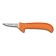 Dexter Russell 11183 2.5" Sani-Safe Tender/Shoulder/Trimming Poultry Knife with High-Carbon Steel Blade and Orange Handle