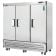 Everest Refrigeration EBF3 74.75 Inch Three Section Solid Door Upright Reach-In Freezer 71 Cubic Feet