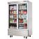 Everest Refrigeration EBGNR2 39.375 Inch Two Section Glass Door Upright Reach-In Refrigerator 33 Cubic Feet