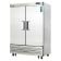 Everest Refrigeration EBR2 54.125 Inch Two Section Solid Door Upright Reach-In Refrigerator 50 Cubic Feet