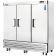 Everest Refrigeration EBR3 74.75 Inch Three Section Solid Door Upright Reach-In Refrigerator 71 Cubic Feet