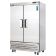 Everest Refrigeration EBSF2 49.625 Inch Two Section Solid Door Upright Reach-In Freezer 48 Cubic Feet