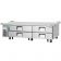 Everest Refrigeration ECB82-86D4 86.25 Inch Two Section Four Drawer Side Mount Refrigerated Chef Base 115V