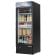 Everest Refrigeration EMGR24B 28.375 Inch Black Single Swing Glass Door Merchandiser Refrigerator 25 Cubic Feet