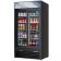 Everest Refrigeration EMGR33B 39.375 Inch Black Double Sliding Glass Door Merchandiser Refrigerator 33 Cubic Feet