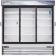 Everest Refrigeration EMGR69C 72-7/8" White Three Sliding Glass Door Chromatography Refrigerator - 69 Cu. Ft.