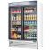 Everest Refrigeration EMSGR48 53.125 Inch White Double Swing Glass Door Merchandiser Refrigerator 50 Cubic Feet
