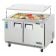 Everest Refrigeration EOTP2 47.5 Two Section Back Mount Open Top Prep Table 13 Cubic Feet
