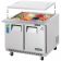 Everest Refrigeration EOTPS2 35.625 Inch Two Section Back Mount Open Top Prep Table 10 Cubic Feet