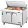 Everest Refrigeration EPBR2 47.5 Inch Two Section Back Mount Mega-Top Sandwich Prep Table 13 Cubic Feet