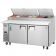 Everest Refrigeration EPPR2 71" Two Section Side Mount Pizza Prep Table - 23 Cu. Ft.