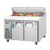 Everest Refrigeration EPR2-24 47.5 Inch Two Section Side Mount Sandwich Prep Table 9 Cubic Feet