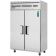 Everest Refrigeration ESF2 49-5/8" Two Section Solid Door Upright Reach-In Freezer - 48 Cu. Ft.