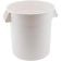 Winco FCW-10 Heavy Duty White Polyethylene 10 Gallon Container