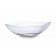 Fineline 164-CL Wavetrends Clear 64 Oz. Plastic Salad Bowl