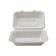 Fineline 42RHD96 Conserveware 9" x 6" x 3.1" Bagasse Rectangular Hinged Deep Take-Out Container