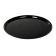 Fineline 7401-BK Platter Pleasers 14” Round Supreme Black Cater Tray 