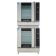 Moffat G32D5/2 28-7/8" Turbofan Full-Size Digital/Gas Double Stack Convection Oven With With Porcelain Oven Chamber And 10 Tray Capacity, 110-120V