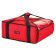 Cambro GBP318521 Red 17 1/2" Wide 7 1/2" High 600-Denier Polyester Insulated Standard GoBag Pizza Delivery Bag Holds (3) 18" Or (4) 16" Pizza Boxes
