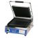 Globe GPG14D Deluxe 14" x 14" Grooved Cast Iron Top And Bottom Panini Sandwich Grill - 120V / 1800W
