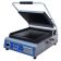 Globe GSG14D Deluxe 14" x 14" Smooth Cast Iron Top And Bottom Panini Sandwich Grill - 120V / 1800W