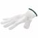 Tablecraft GLOVE3 The Protector White Medium Cut Resistant Glove with Green Cuff