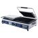 Globe GPGDUE14D Grooved Cast Iron Top And Bottom Deluxe Double Panini Sandwich Grill - 208-240V / 5400/7200W