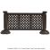 Grosfillex US963117 Black 3 Panel Resin Patio Fence 