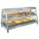 Hatco GRHD-4PD-120 Glo-Ray Stainless Steel 58 1/2" Wide 4-Pan Dual-Shelf Non-Humidified Infrared Top Heat And Heated Base Countertop Display Case With Tempered Glass Sides And Incandescent Lighting, 120V 2480 Watts