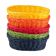 Tablecraft HM1174A Ridal Collection 9 1/4" x 6 1/4" x 3 1/4" Assorted Color Oval Handwoven Baskets