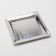 American Metalcraft HMSQ12 12" Square Stainless Steel Hammered Serving Tray