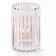 Hollowick 1502C Clear Vertical Rod Glass Lamp