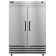 Hoshizaki EF2A-FS ENERGY STAR Certified 2-Section 54 3/8” Wide 38.54 Cubic ft Capacity Full-Height Solid Door R290 Hydrocarbon Stainless Steel Reach-In Freezer, 115V