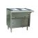 Eagle HT2CB-NG 33" Spec-Master Two-Well Natural Gas Hot Food Table with Enclosed Base and Sliding Doors - 7,000 BTU