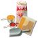 Winco Benchmark 45004 Popcorn Starter Kit Popcorn Supplies for 4 oz. Poppers