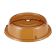 Cambro 900CW153 Amber 9-1/8 Inch Round Polycarbonate Camwear Camcover Plate Cover