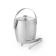 American Metalcraft ISSB4 34 Ounce Stainless Steel Ice Bucket w / Ice Tongs - 4-3/8" Diameter