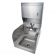 John Boos PBHS-99-P-SSTD Stainless Steel Pro Bowl 9" x 9" x 5" Wall Mount Hand Sink w/ Faucet and Soap/Towel Dispensers