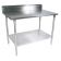 John Boos ST6R5-2430GSK Stainless Steel 30" x 24" Rear Riser Top Work Table w/ Adjustable Galvanized Undershelf