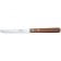 Winco K-55W 4-1/2" Rounded Serrated Steak Knife With Wooden Handle