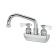 Krowne 14-406L Royal Series Low Lead Wall Mount Faucet With 6" Swing Spout, 4" Centers