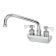 Krowne 14-408L Royal Series Low Lead Wall Mount Faucet With 8" Swing Spout, 4" Centers