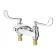 Krowne 14-580L Royal Series Low Lead Deck Mount Medical And Lavatory Faucet With Wrist Blade Handles 4 Inch Centers