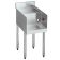 Krowne 18-12FT Silver 1800 Series 12"L x 18 1/2"D Single Blender Shelf Station Modular Add-On Unit