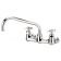 Krowne 18-812L Royal Series Low Lead Wall Mount Full Flow Faucet With 12" Swing Spout, 8" Centers