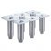 Krowne BS-101 6" Stainless Steel Legs For Back Bar Coolers