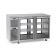 Krowne KPT60L 60" Pass-Thru Back Bar Storage Cabinet with Self-Contained Condenser on Left