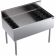 Krowne KR24-42-10 Royal Series 42 Inch x 24 Inch Stainless Steel Insulated Underbar Ice Bin / Cocktail Unit With 10-Circuit Cold Plate, 12 Inch Deep Liner And 161 lb Ice Capacity
