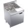 Krowne KR24-MS24-C Royal Series 24"L x 24"D Stainless Steel Underbar Speed Station With Locking Storage Cabinet, Dump Sink, Dipperwell, Speed Rinser And Cutting Board