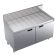 Krowne KR24-SD48 Royal Series 48"L x 24"D Stainless Steel Underbar Storage Cabinet With Drainboard Top And Two Doors